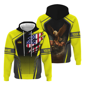 Railspirit Personalized Iowa Interstate Railroad Hoodie American Eagle Vintage Train IAIS Zip Up Hoodie