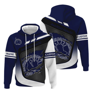 Railspirit Personalized Jersey Central Railroad Hoodie Ripped Texture Style CNJ Train Zip Up Hoodie For Railroad Fanatic