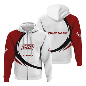 Railspirit Personalized Soo Line Railroad Hoodie Unique Graphic Style Zip Up Hoodie For Train Enthusiasts