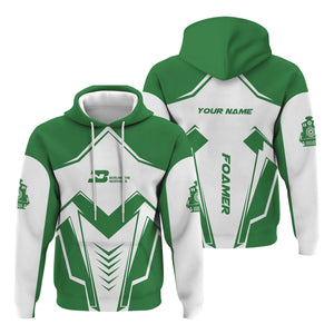 Railspirit Personalized Burlington Northern Railroad Hoodie Railway Trainspotter Style Zip Up Hoodie Gift Idea For Foamers