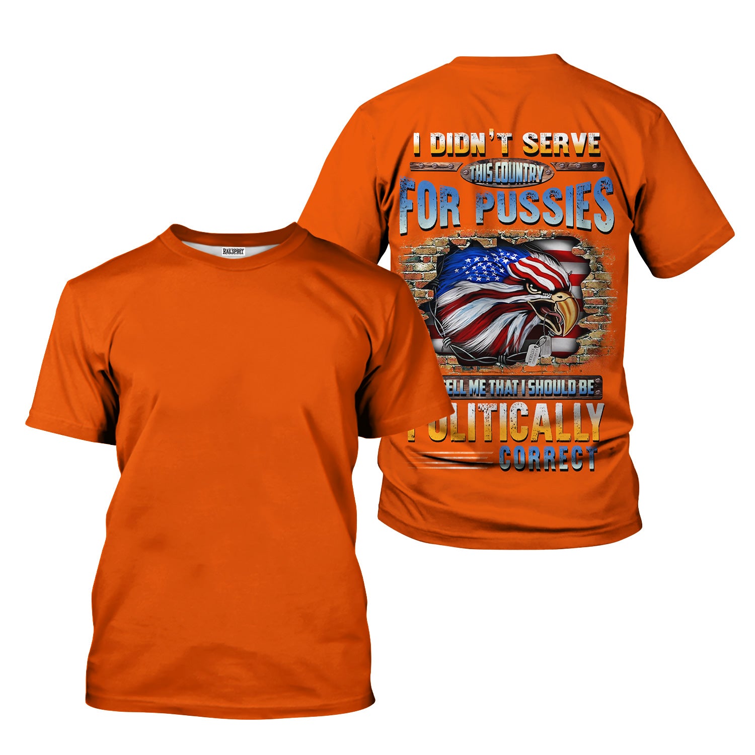 I Didn’t Serve This Country For Pussies Veteran Shirt, Patriotic Eagle Tee, Freedom of Speech Gift for American Heroes