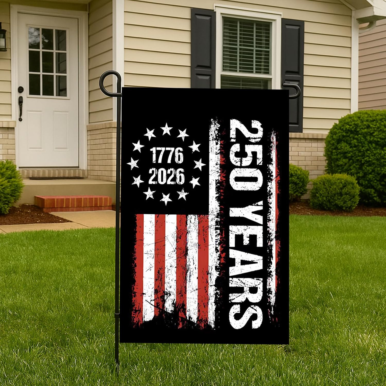 Vintage American Flag 250 Years Anniversary United States Pole Flage US Soldier Garden Flag Home Decor For Indoor Outdoor