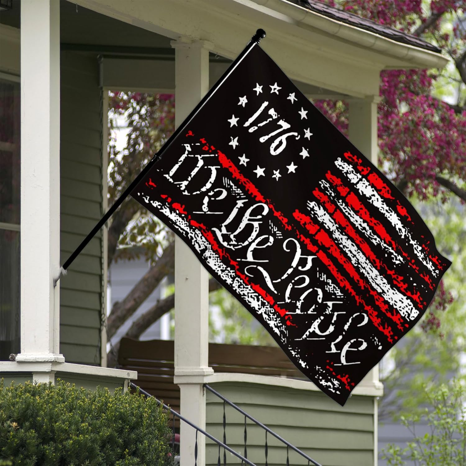 We The People 1776 Flag Double Side Vintage American Garden Flag Decoration For Indoor Outdoor
