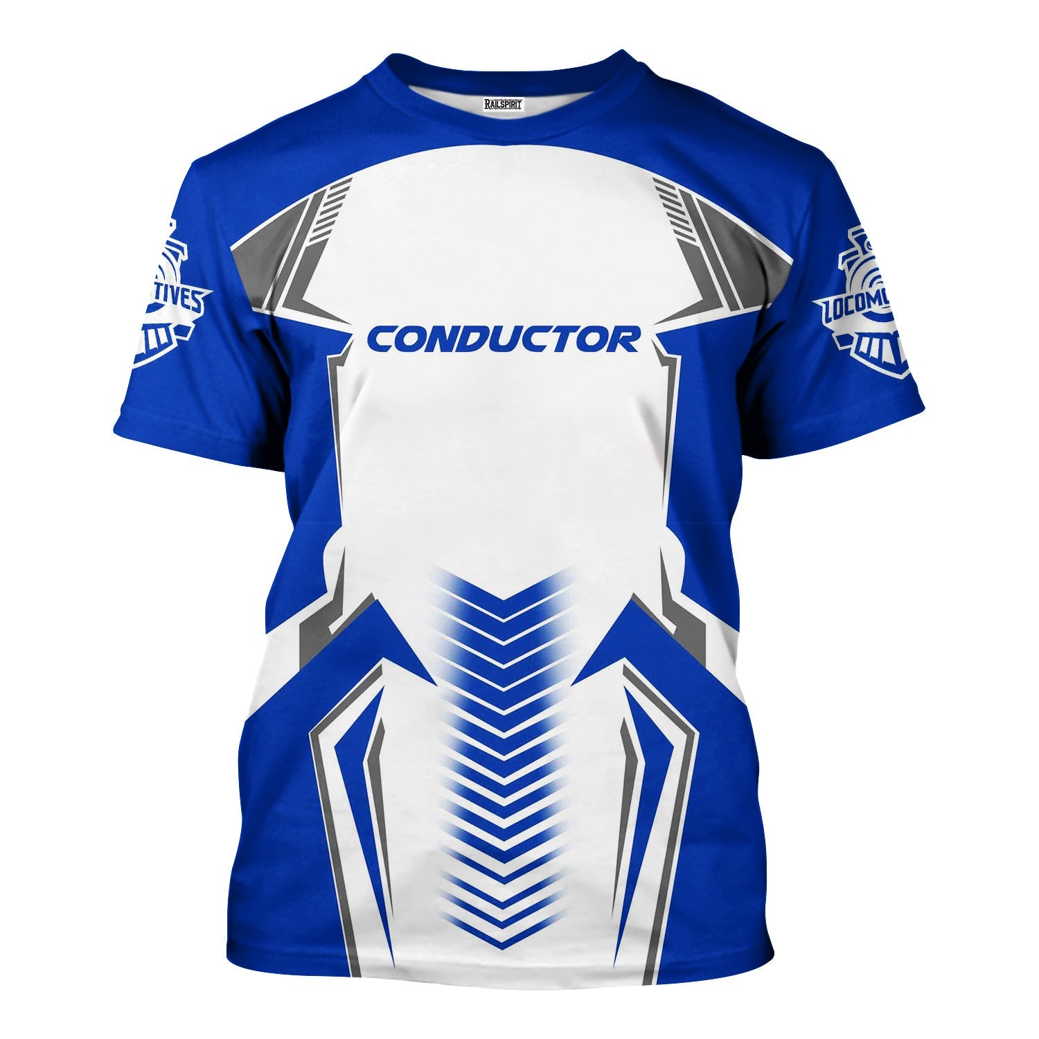 Railspirit Personalized Long Island Railroad T-Shirt Standout Style with Custom Position Train Shirt