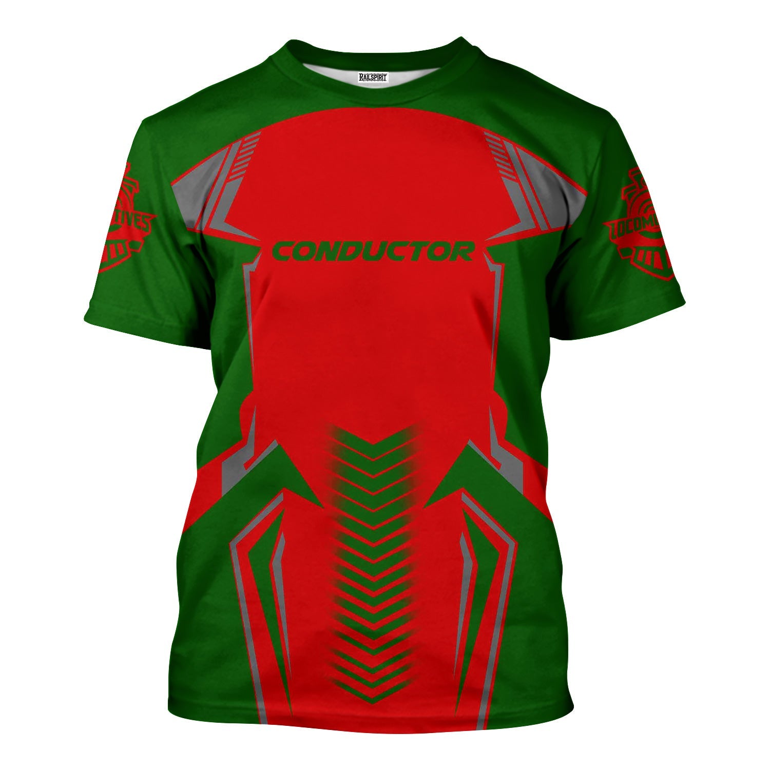 Railspirit Personalized Elgin Joliet And Eastern Railroad T-Shirt Standout Style with Custom Position Train Shirt