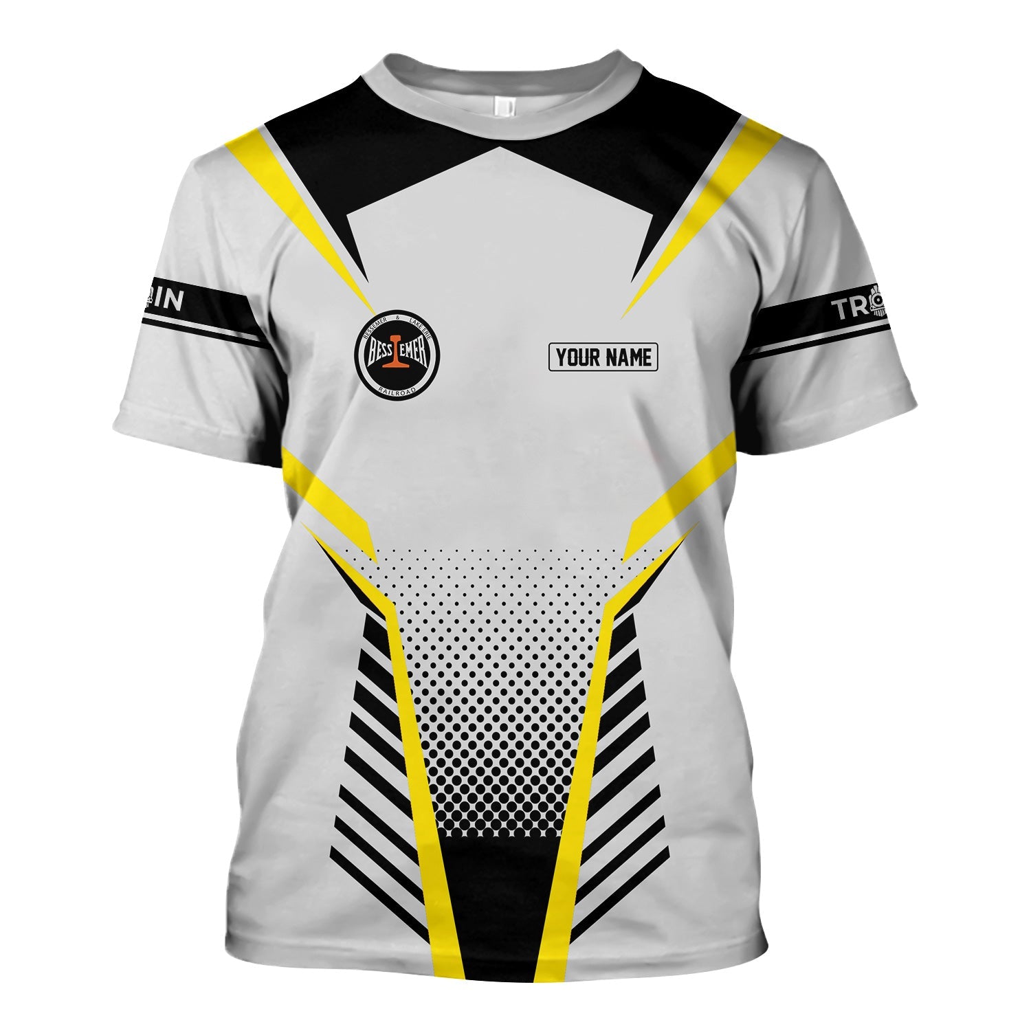 Railspirit Personalized Bessemer And Lake Erie Railroad T Shirt Unisex Train Shirt All Over Print