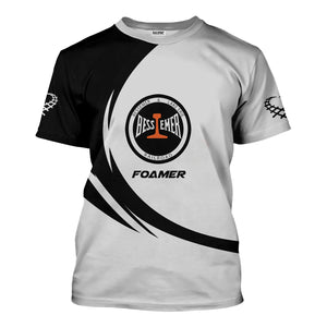 Railspirit Personalized Bessemer And Lake Erie Railroad T-Shirt Unique Graphic Style Shirt For Train Enthusiasts