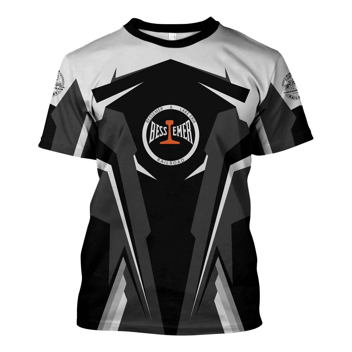 Railspirit Personalized Bessemer And Lake Erie Railroad T Shirt Strong Line Style Train Unisex Shirt All Over Print