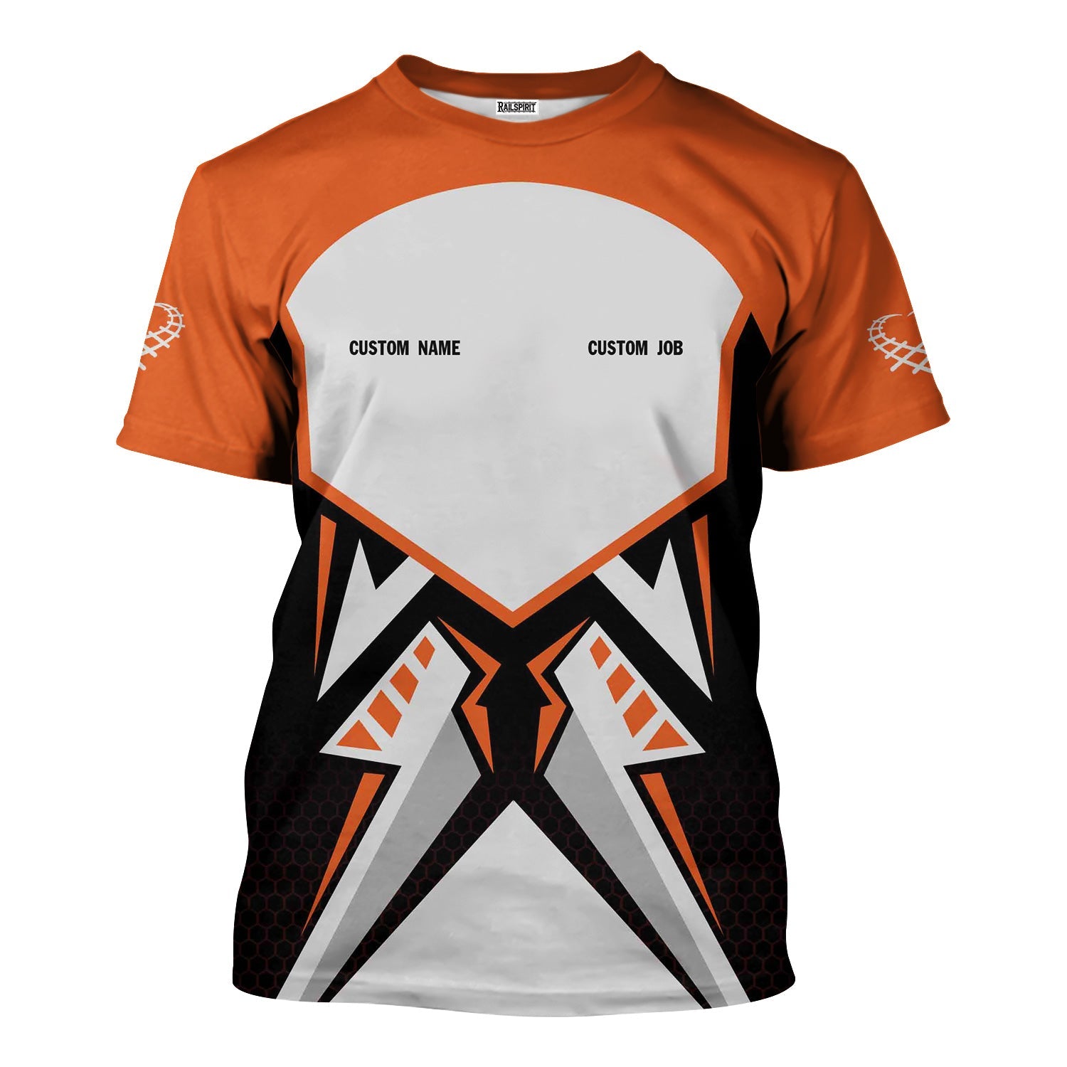 Railspirit Personalized Bessemer And Lake Erie Railroad T-Shirt Vibriant Style with Custom Position Train Shirt