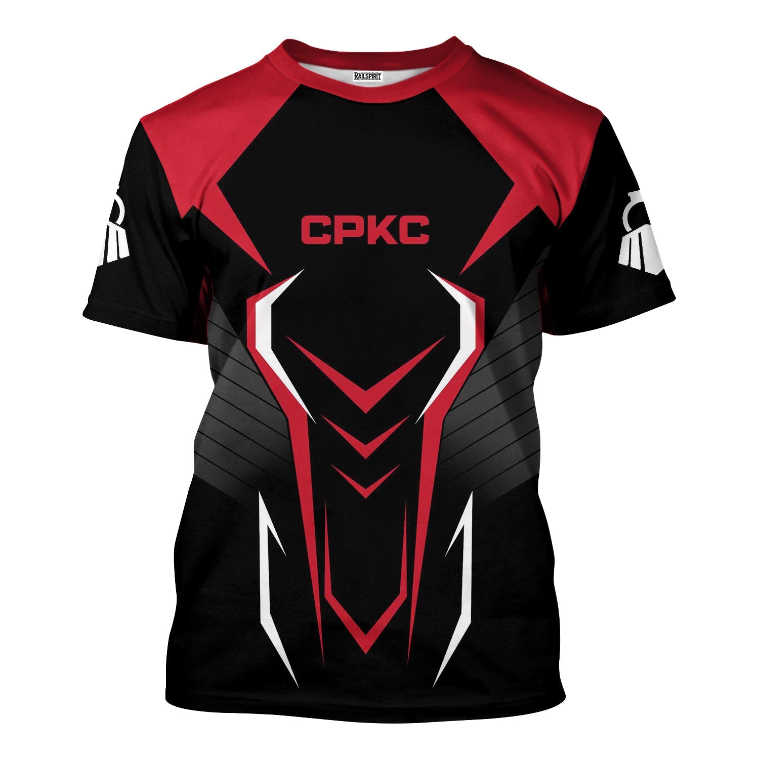 Railspirit Personalized Canadian Pacific Kansas City T-Shirt Dynamic Design Style CPKC Perfect Shirt for Train Enthusiasts