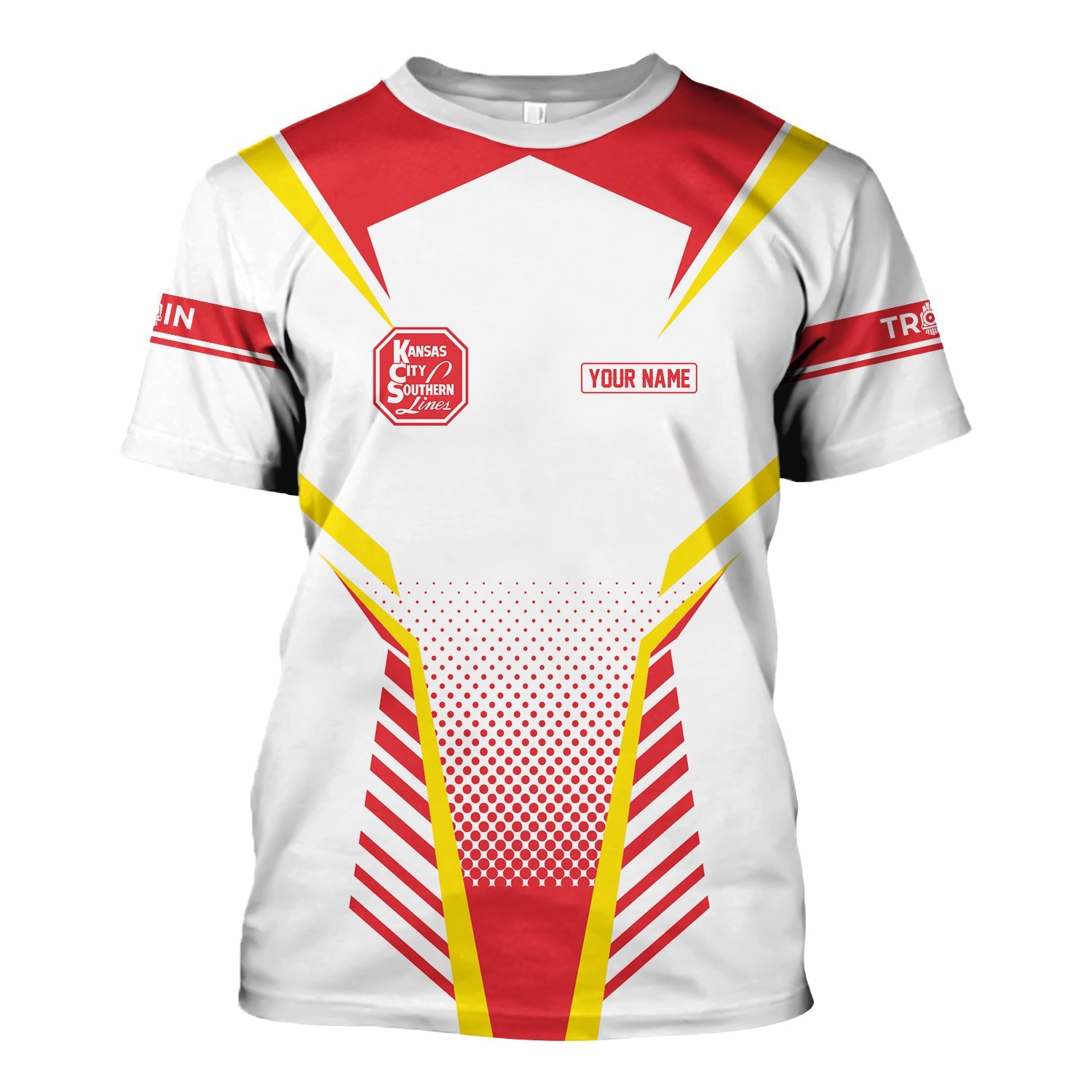 Railspirit Personalized Kansas City Southern T Shirt Unisex Train Shirt All Over Print