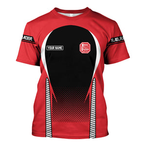 Railspirit Personalized Kansas City Southern T Shirt Stress Is Caused By Not Having Enough Trains Shirt All Over Print