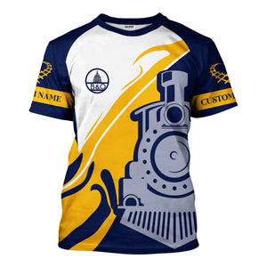 Railspirit Personalized Baltimore and Ohio Railroad T-Shirt Flame-Inspired Style B&O Shirt Gift Idea For Train Lovers