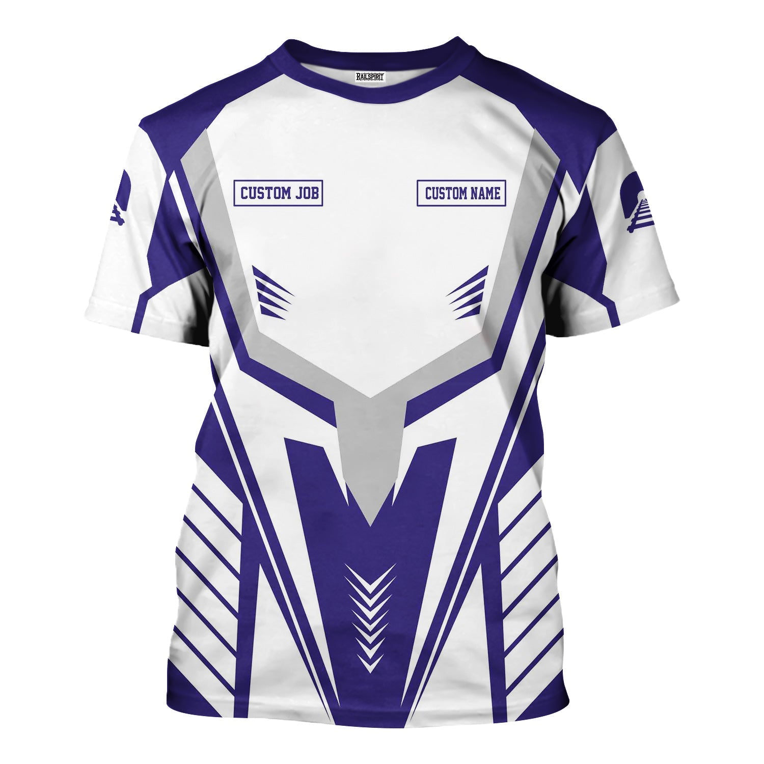 Railspirit Personalized Southern Pacific Railroad T-Shirt Workwear-Inspired with Custom Position Train Shirt