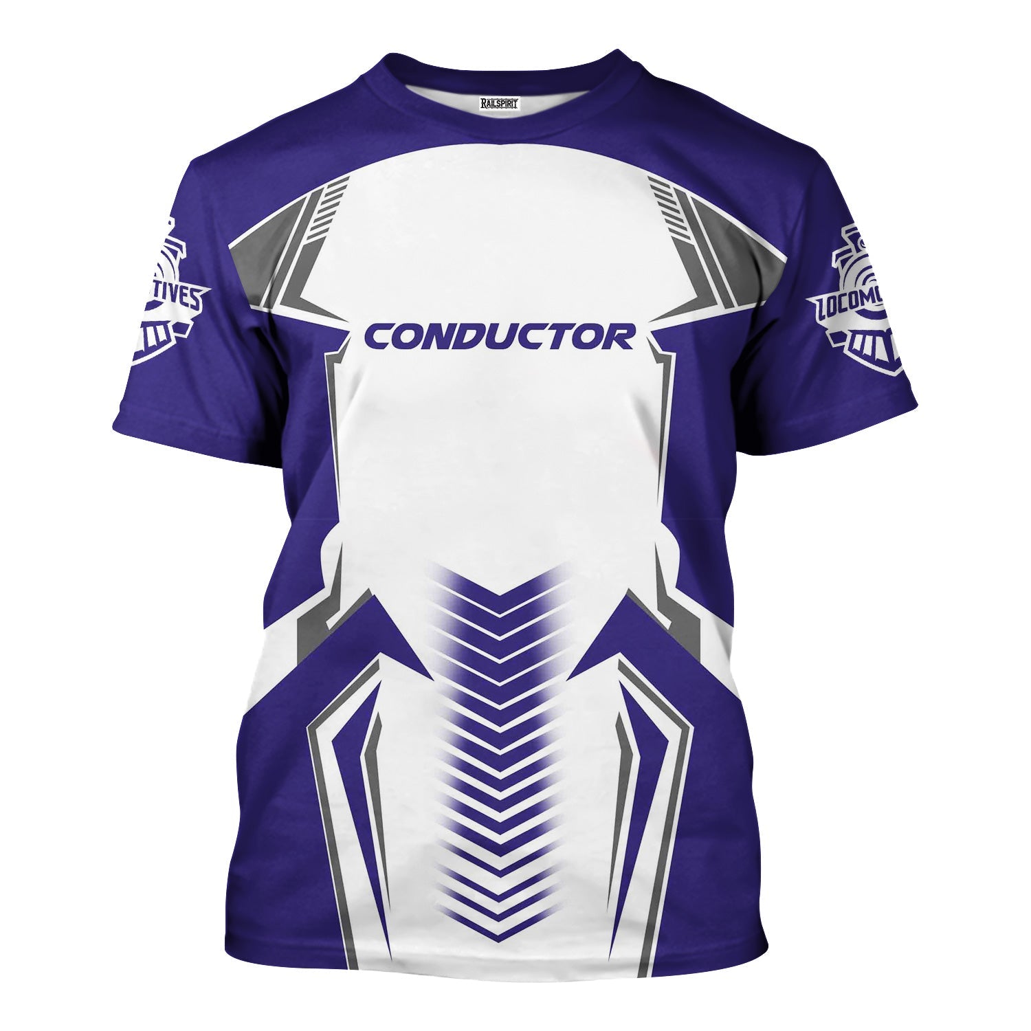 Railspirit Personalized Southern Pacific Railroad T-Shirt Standout Style with Custom Position Train Shirt