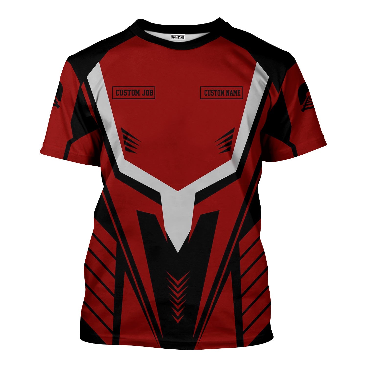 Railspirit Personalized Great Northern Railway T-Shirt Workwear-Inspired with Custom Position GNR Train Shirt