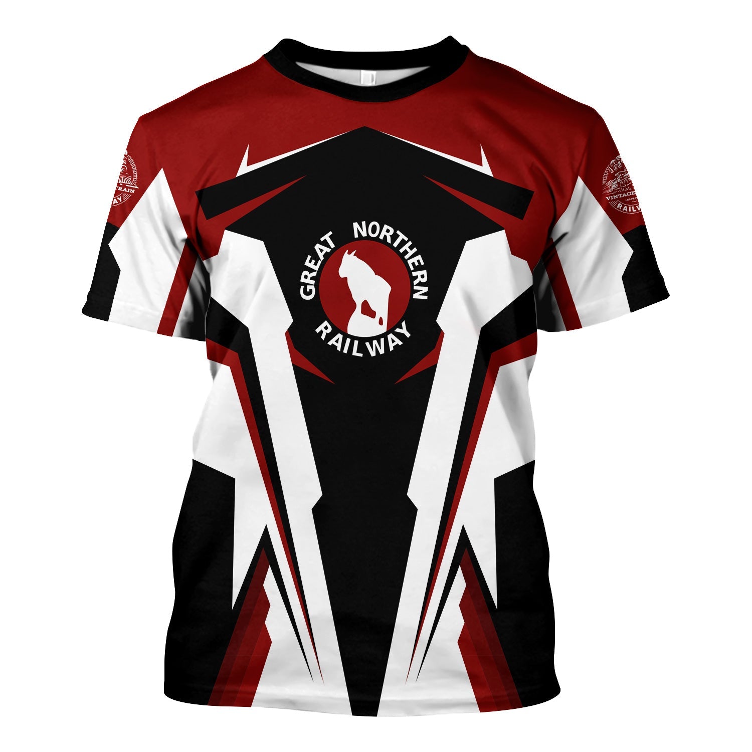 Railspirit Personalized Great Northern Railway T Shirt GNRStrong Line Style Train Unisex Shirt All Over Print