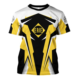 Railspirit Personalized Erie Railroad T Shirt Strong Line Style Train Unisex Shirt All Over Print