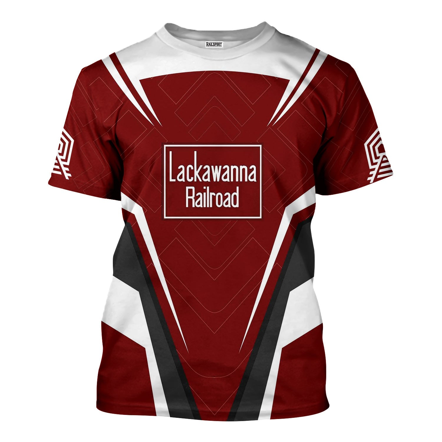 Railspirit Personalized Delaware, Lackawanna and Western Railroad T-Shirt Railway Inspired Apparel DL&W Train Shirt for Train Lovers