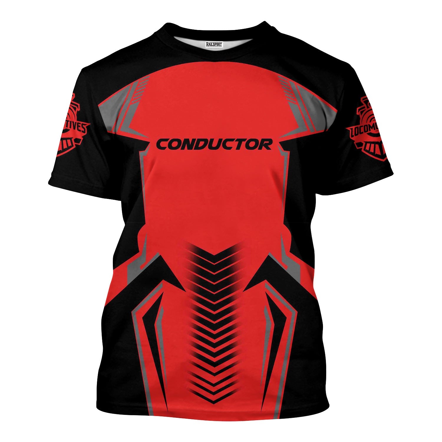 Railspirit Personalized Seaboard Air Line Railroad T-Shirt Standout Style with Custom Position Train Shirt