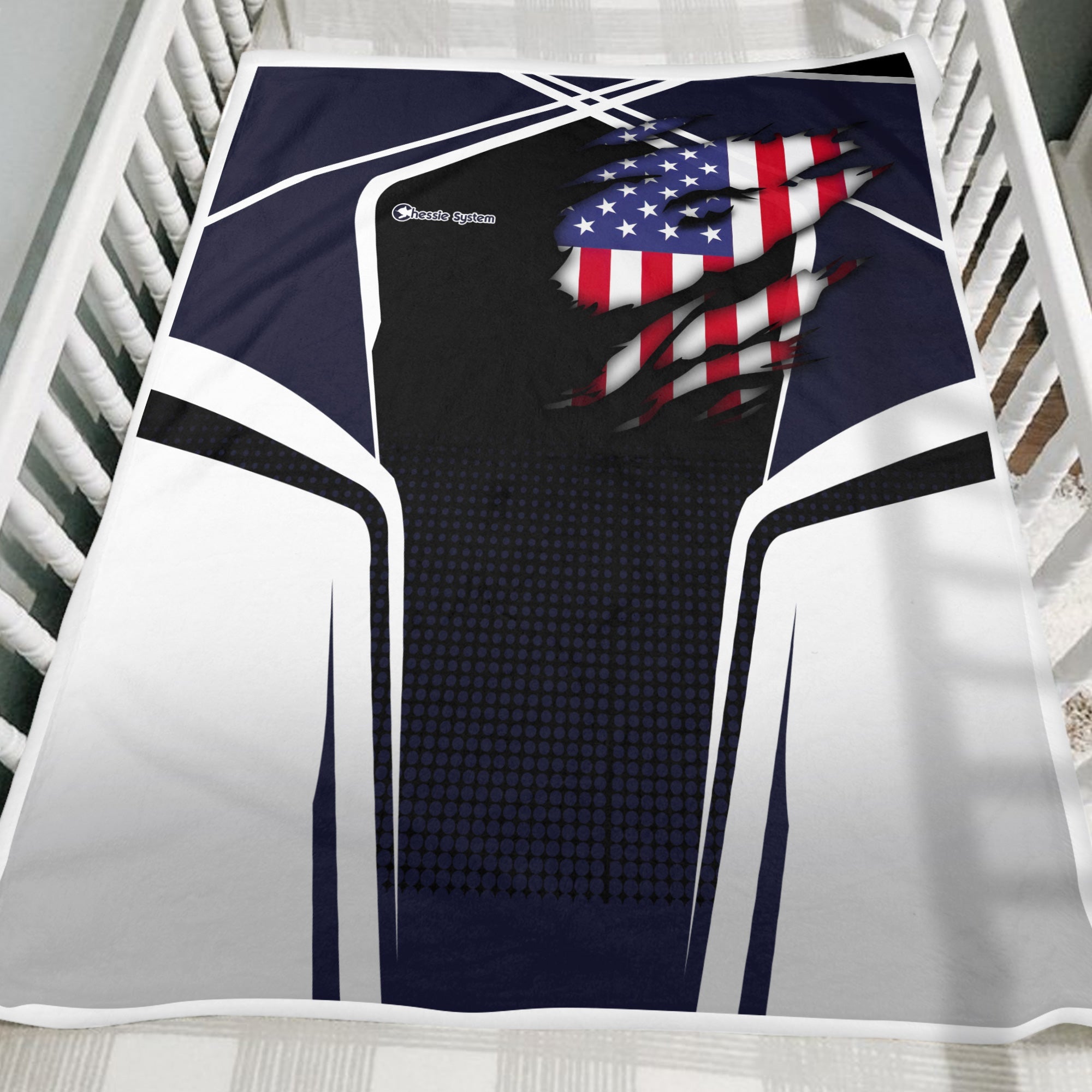 Railspirit Personalized Chessie System Railroad Blanket American Vintage All Over Printed Blanket