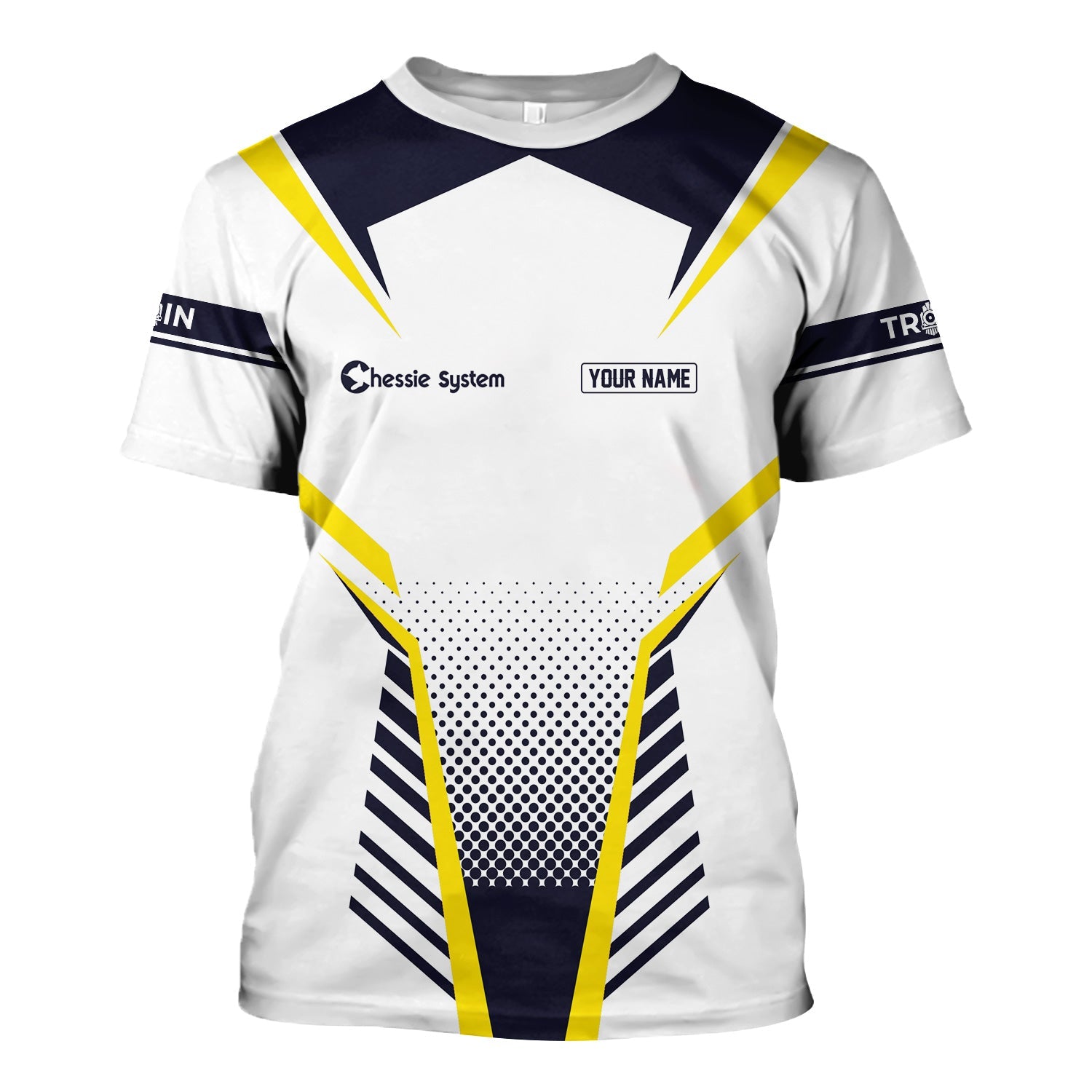 Railspirit Personalized Chessie System Railroad T Shirt Unisex Train Shirt All Over Print