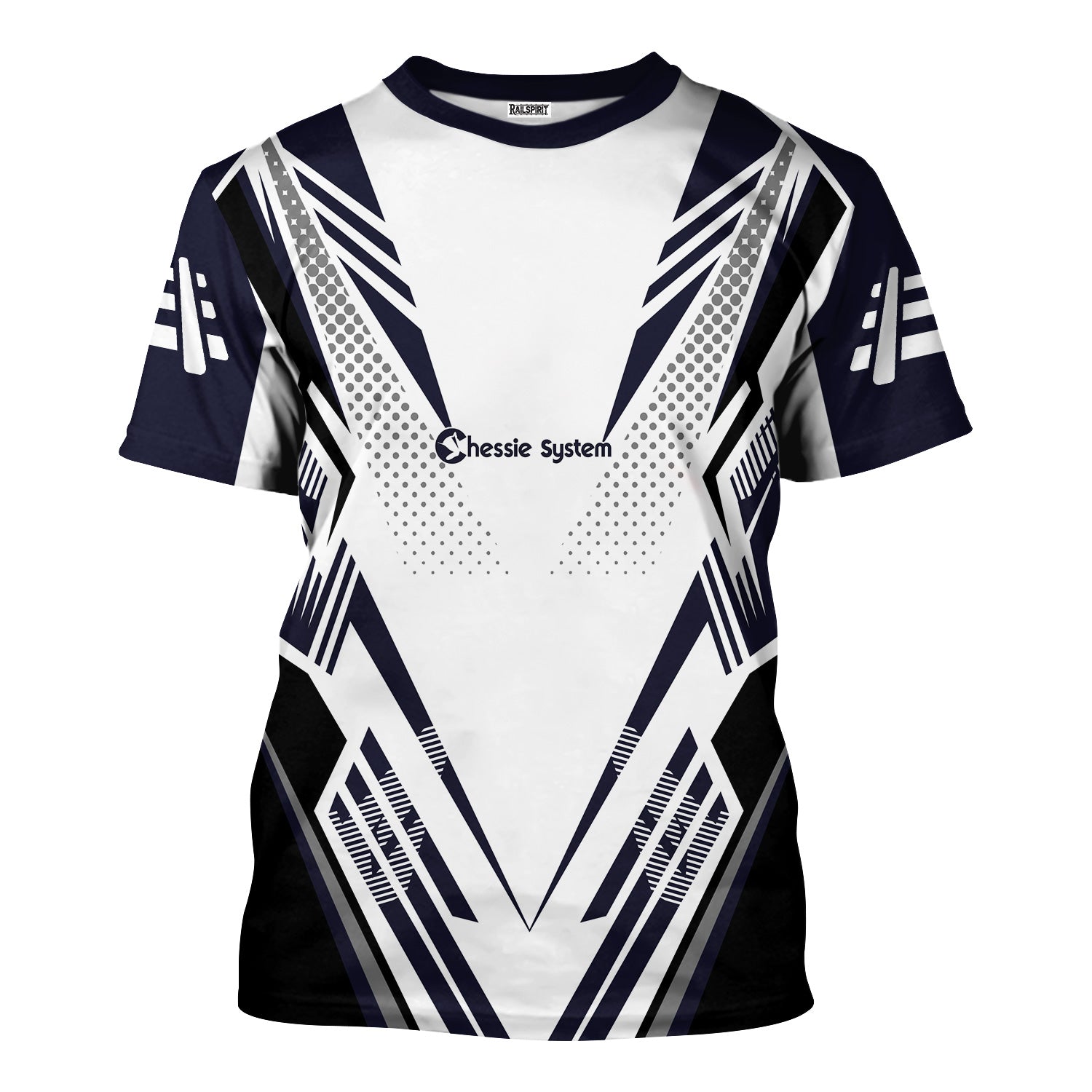 Railspirit Personalized Chessie System Railroad T-Shirt Railroad Tribute Design Train Shirt for Train Lovers