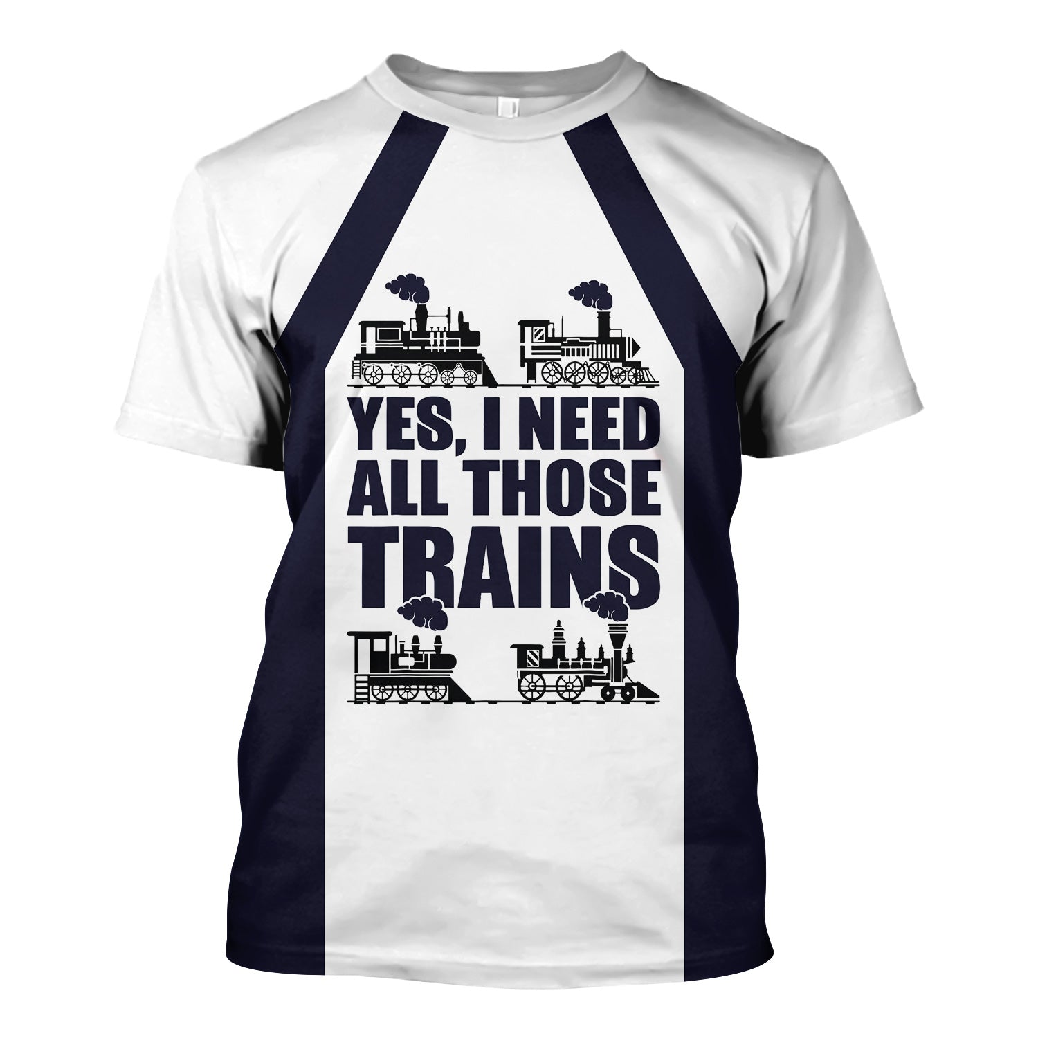 Railspirit Custom Name Chessie System Railroad T Shirt Yes I Need All Those Train Printed Shirt