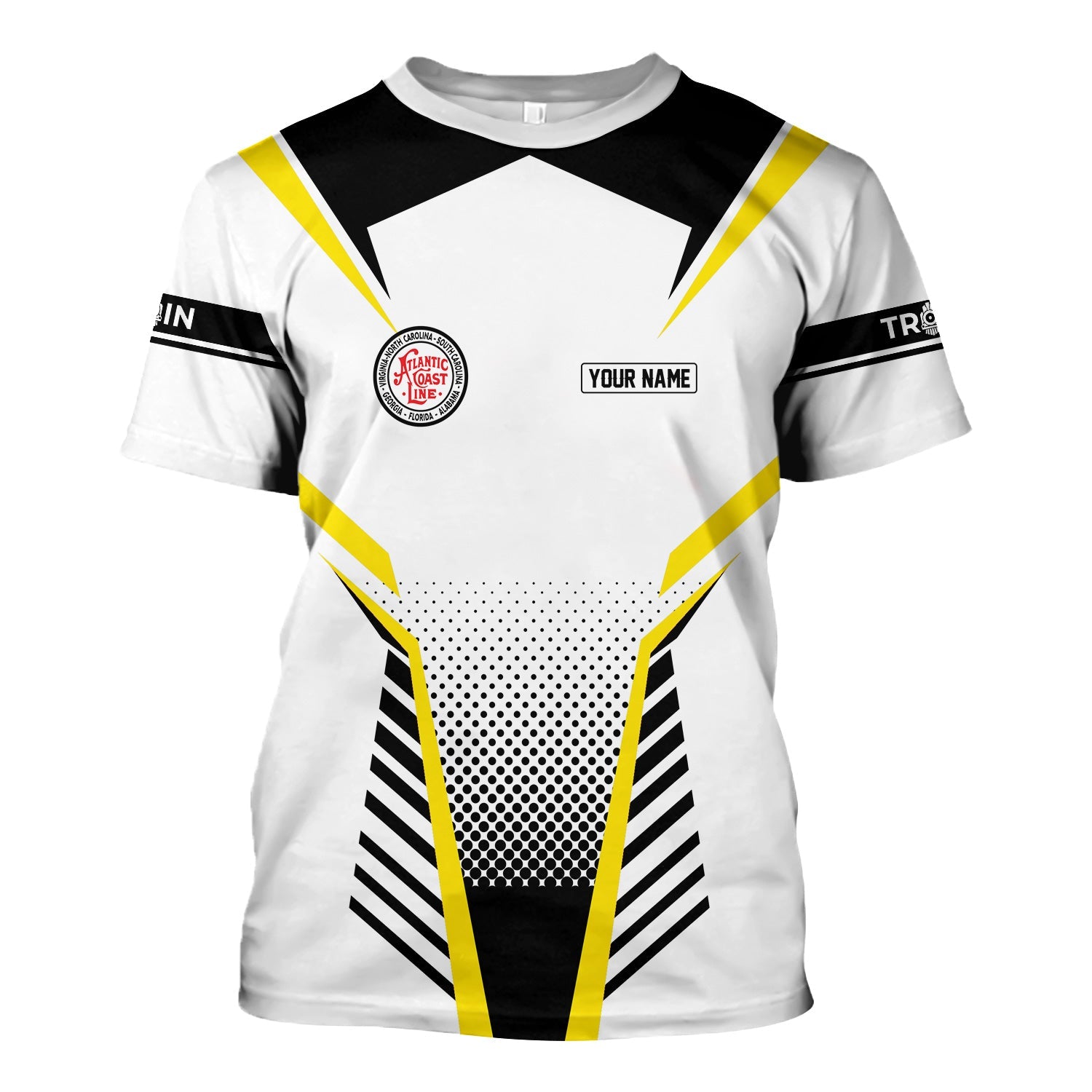 Railspirit Personalized Atlantic Coast Line Railroad T Shirt Unisex Train Shirt All Over Print