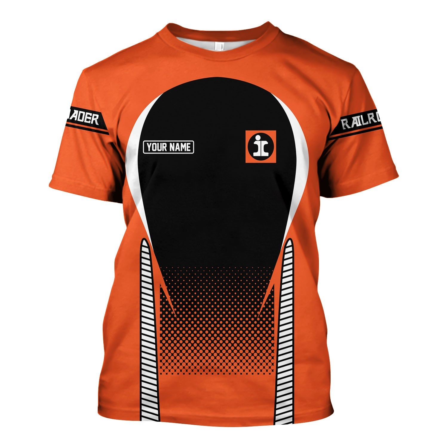 Railspirit Personalized Illinois Central Railroad T Shirt Stress Is Caused By Not Having Enough Trains Shirt All Over Print