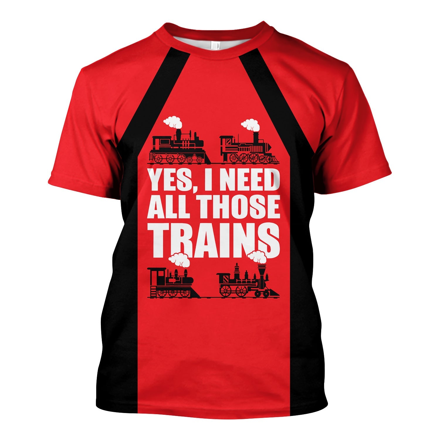 Railspirit Custom Name Chicago, Milwaukee, St. Paul and Pacific Railroad T Shirt Yes I Need All Those Train Milwaukee Road Printed Shirt