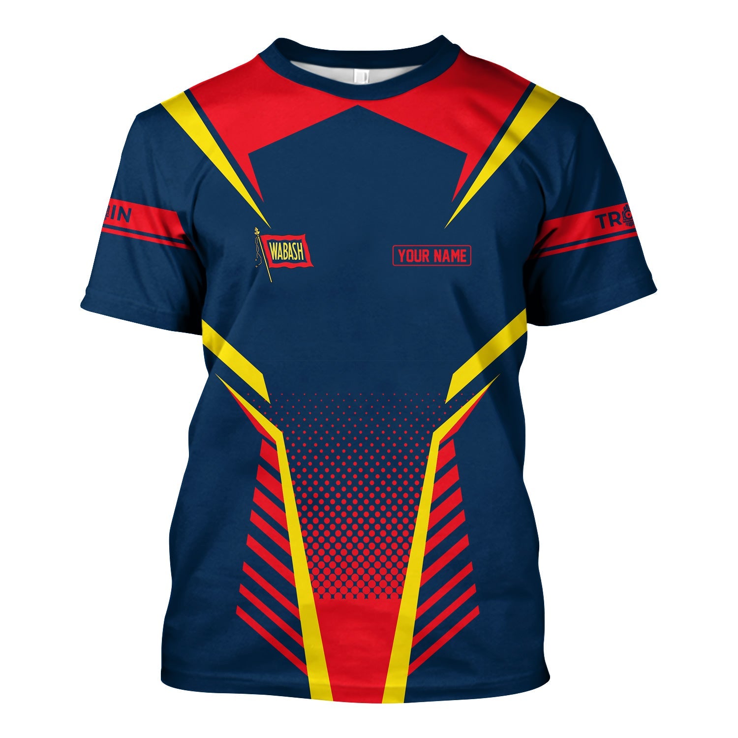 Railspirit Personalized Wabash Railroad T Shirt Unisex Train Shirt All Over Print