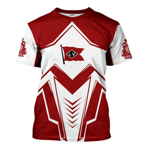 Railspirit Personalized Lehigh Valley Railroad T-Shirt Railway Trainspotter Style Shirt Gift Idea For Foamers