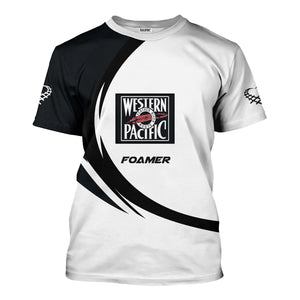 Railspirit Personalized Western Pacific Railroad T-Shirt Unique Graphic Style Shirt For Train Enthusiasts