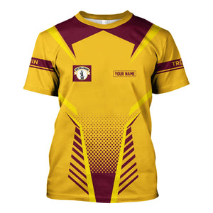 Railspirit Personalized Boston and Maine Railroad T Shirt Unisex Train Shirt All Over Print