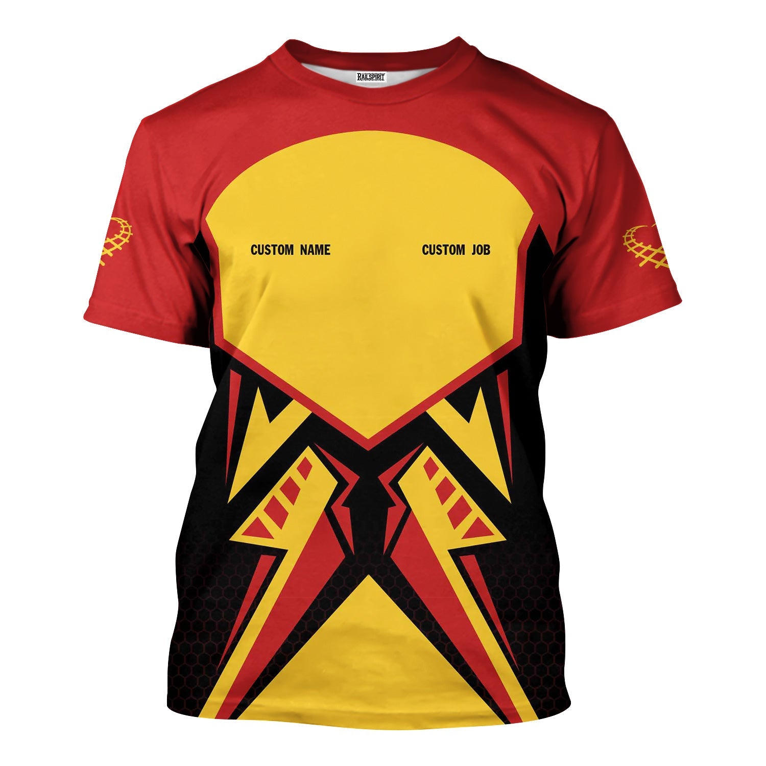 Railspirit Personalized Louisville and Nashville Railroad T-Shirt Vibriant Style with Custom Position L&N Train Shirt