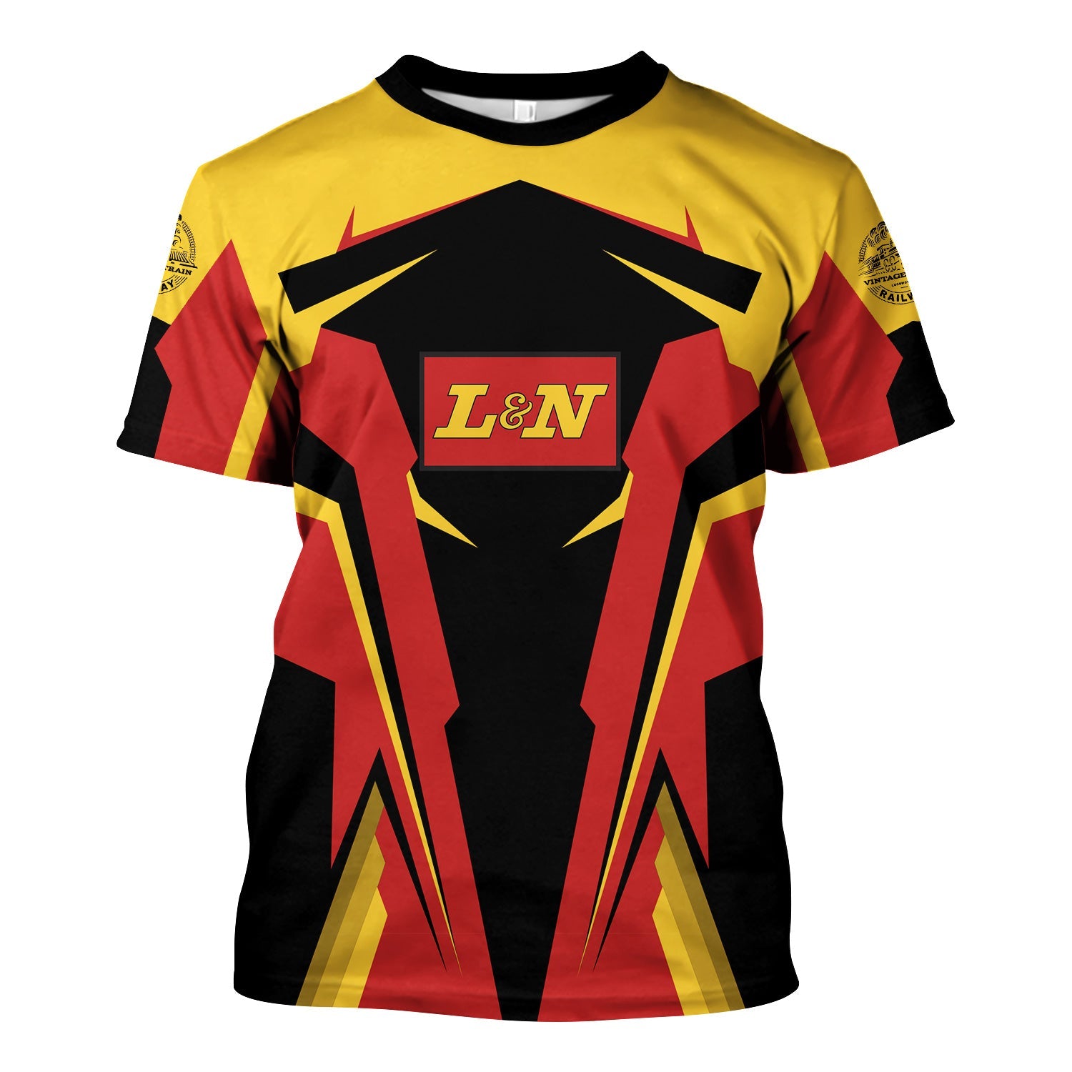 Railspirit Personalized Louisville and Nashville Railroad T Shirt L&NStrong Line Style Train Unisex Shirt All Over Print