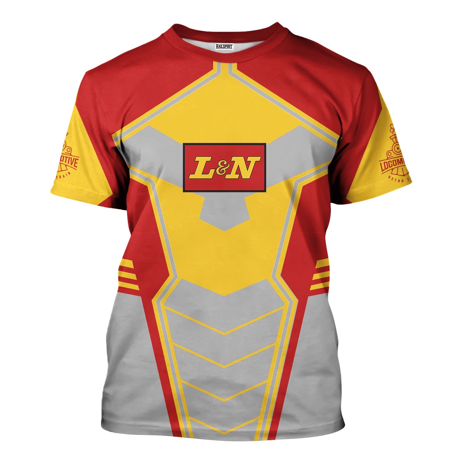 Railspirit Personalized Louisville and Nashville Railroad T-Shirt Engine-Inspired Style L&N Train Shirt for Railroad Fanatic