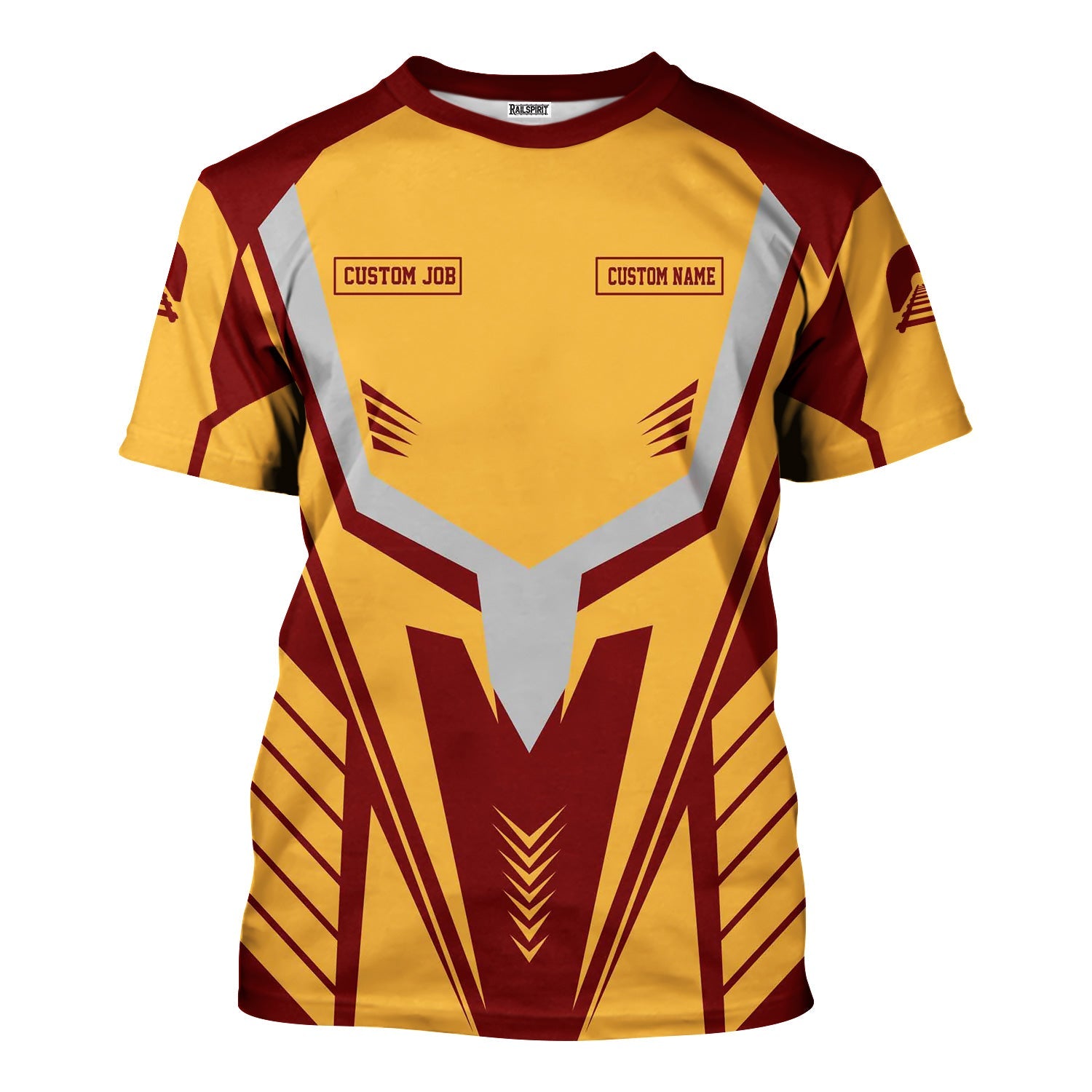 Railspirit Personalized Duluth, Missabe, & Iron Range Railroad T-Shirt Workwear-Inspired with Custom Position Train Shirt