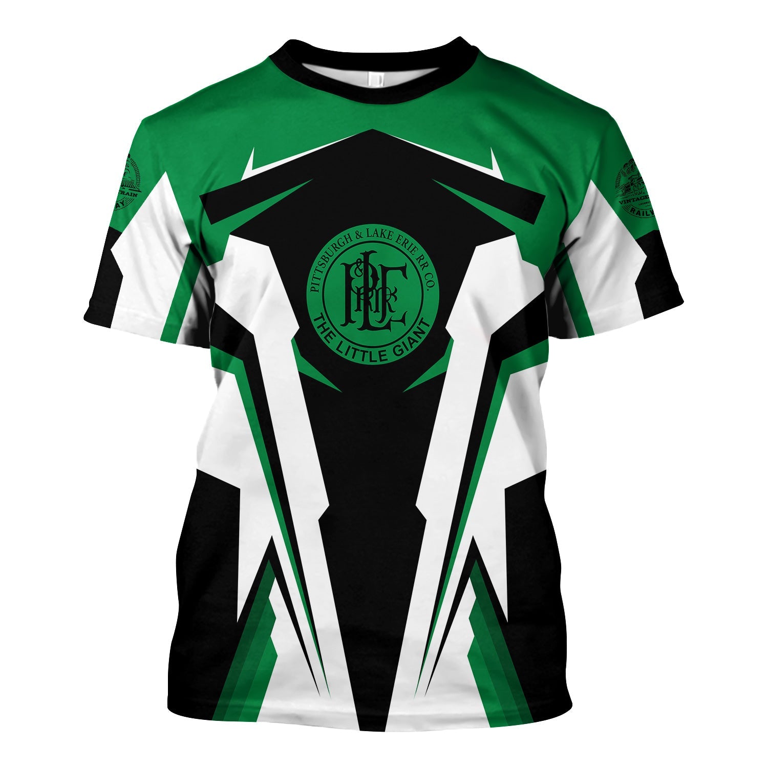 Railspirit Personalized Pittsburgh And Lake Erie Railroad T Shirt Strong Line Style Train Unisex Shirt All Over Print