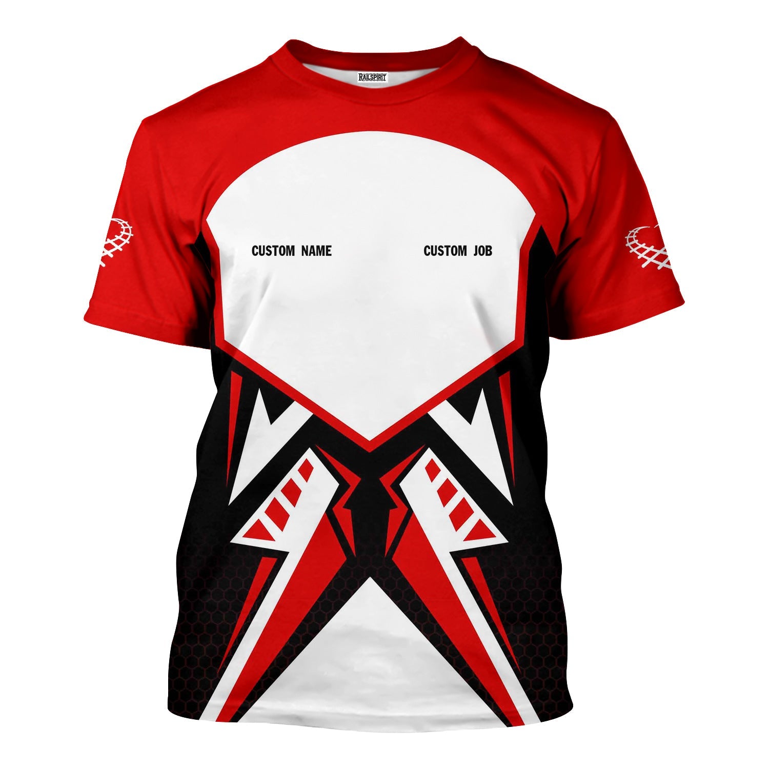 Railspirit Personalized Monongahela Railroad T-Shirt Vibriant Style with Custom Position Train Shirt