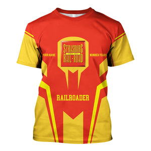 Railspirit Personalized Strasburg Railroad T-Shirt Custom Year Railroader Shirt Gift Idea For Train Lover