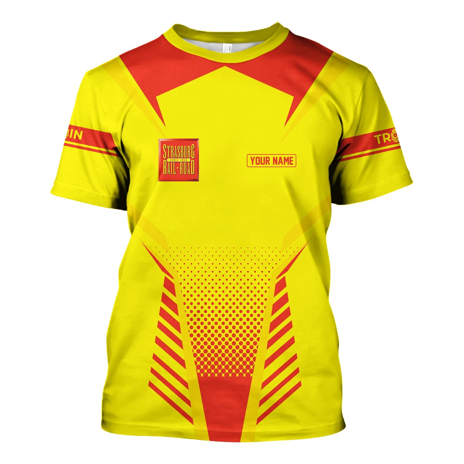 Railspirit Personalized Strasburg Railroad T Shirt Unisex Train Shirt All Over Print