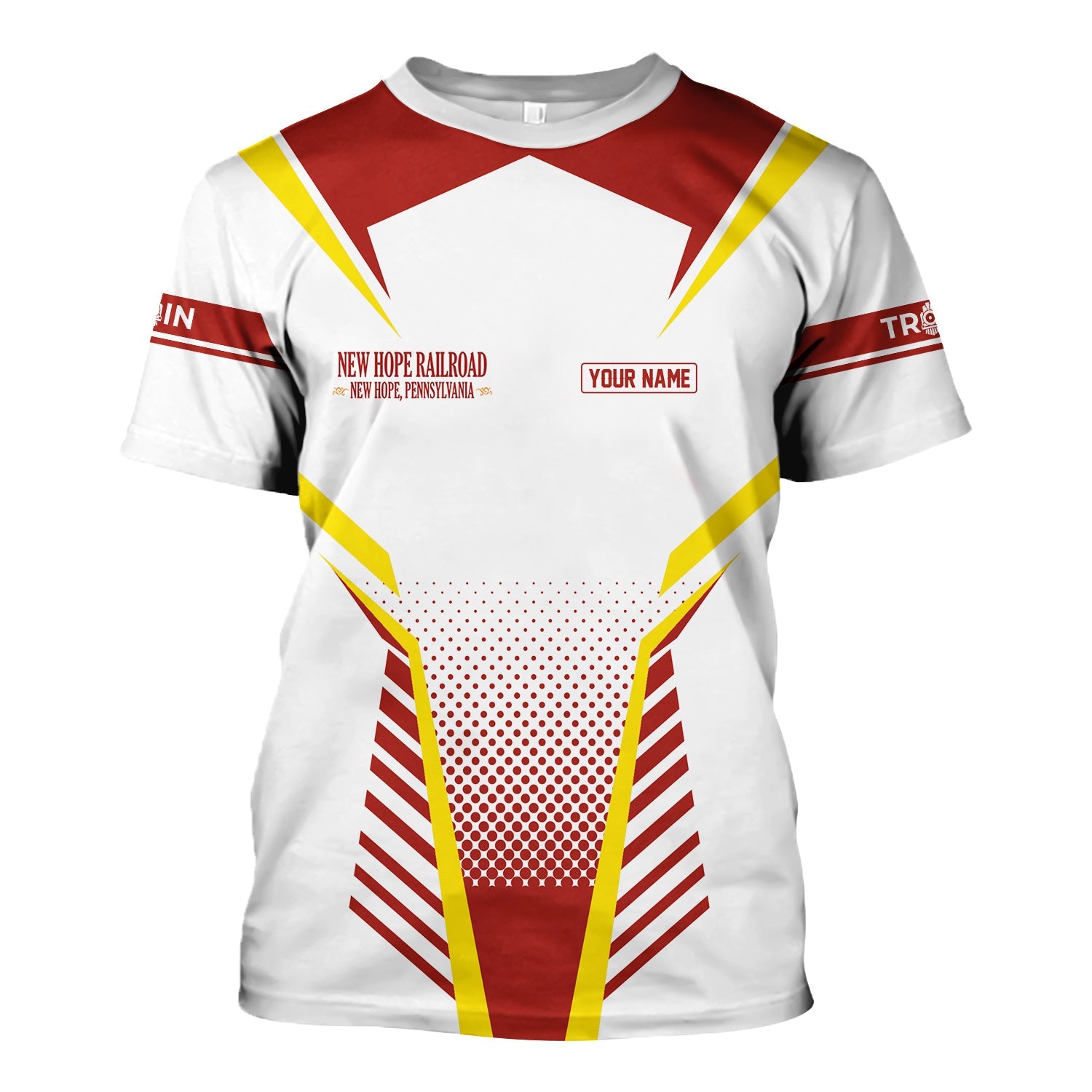 Railspirit Personalized New Hope Railroad T Shirt Unisex Train Shirt All Over Print