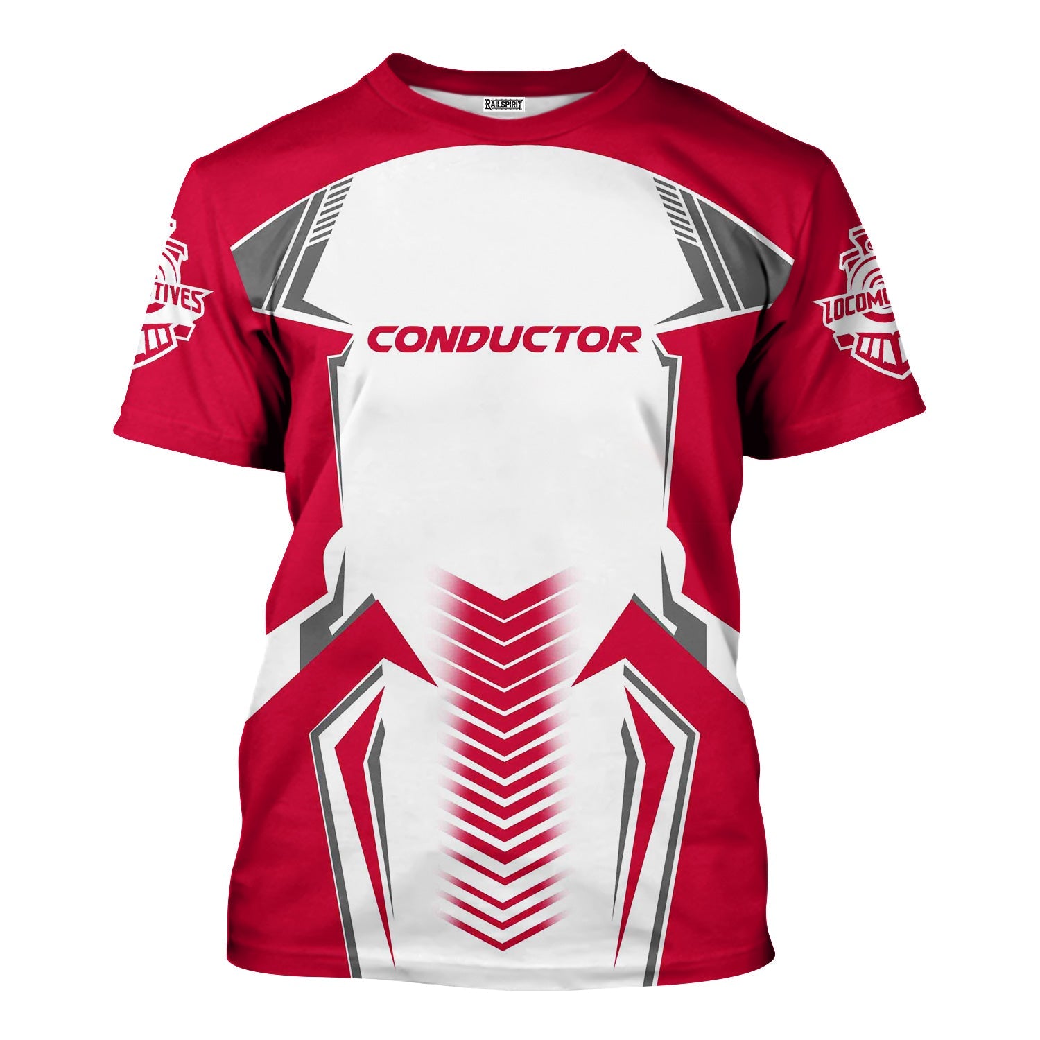 Railspirit Personalized Canadian Pacific Railroad T-Shirt Standout Style with Custom Position Train Shirt