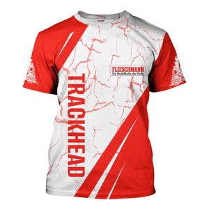 Railspirit Personalized Fleischmann And Western Railroad T-Shirt Crackle Texture Style Shirt For Trackhead