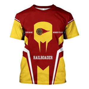 Railspirit Personalized Western Maryland Railway T-Shirt Custom Year Railroader Shirt Gift Idea For Train Lover