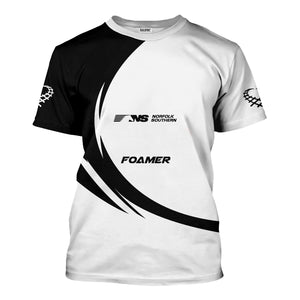 Railspirit Personalized Norfolk Southern Railway T-Shirt Unique Graphic Style Shirt For Train Enthusiasts