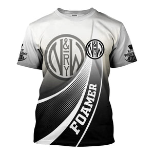 Railspirit Personalized Norfolk and Western Railway T-Shirt Railway-Themed Style N&W Shirt Gift Idea For Trainspotter