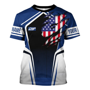 Railspirit Personalized Duluth, Winnipeg and Pacific Railway T Shirt American Eagle Vintage Train Shirt